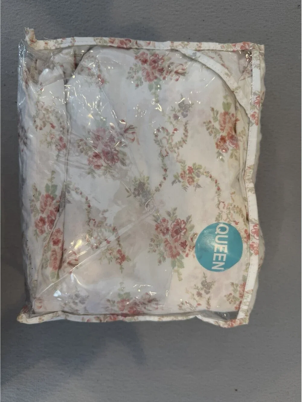 Rachel Ashwell The Farmhouse  Shabby Chic Floral Queen Sheets 4pc Set EUC